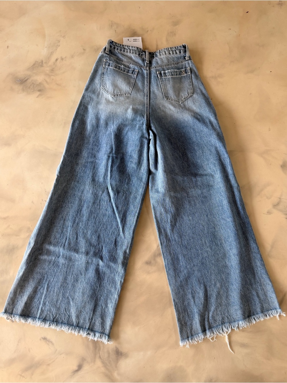 Special A Y2K Wide Leg Blue Denim Jeans NWT Size 5 - Picture 1 of 8